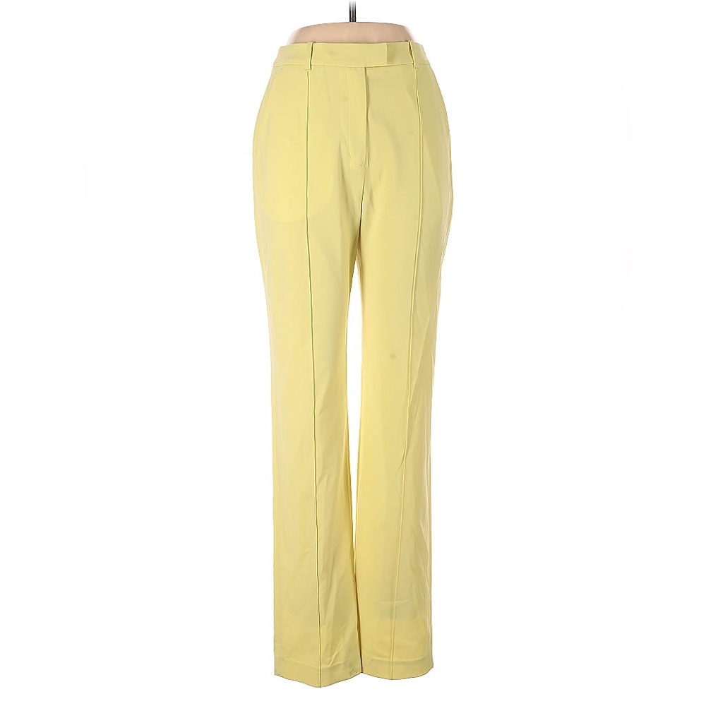 Jonathan Simkhai Yellow Pleated Trousers